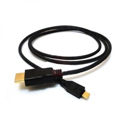 Kabel HDMI A/microHDMI A, 2m, černý