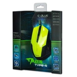 Myš optická herní E-Blue Mazer R zelená, USB
