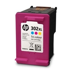 Cartridge HP F6U67AE barevná č.302XL (8ml, 330str.)  orig.