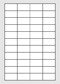 Etikety bílé  48,5 x 25,4 mm (100 listů á 44 etiket) R0ECO