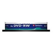 DVD-RW 4,7GB Verbatim  4x, spindl 10 ks, cena za bal.