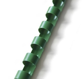 Hřbet plastový 10mm zelený bal.100ks