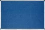Tabule textilní  60* 90 hliníkový rám modrá, filcová