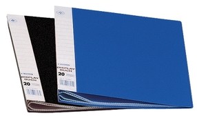 Kniha katalogová  30 kapes, tuhé desky, modrá