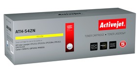 Toner HP CB542A (125A) / Canon CRG-716Y žlutý (1.600 stran) ActiveJet New 100% ATH-542N