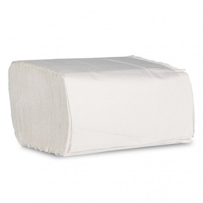 Ručník papírový 4000 ks bílý, "Z-Z" Celuloza 1vr.23x25cm