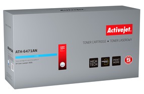 Toner HP Q6471A (502A) / Canon CRG-711C modrý, (4000 stran) ActiveJet New OPC ATH-6471AN
