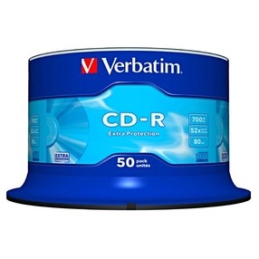 CD-R 700MB Verbatim DL EPS 52x spindl 50, cena za bal