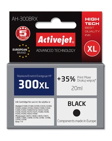 Cartridge HP CC641EE černá č.300XL (20ml) ActiveJet premium A+ AH-300BRX