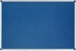 Tabule textilní 100*150 hliníkový rám modrá, filcová