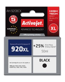 Cartridge HP CD975AE černá č.920XL (50ml)  ActiveJet standard AH-920BCX
