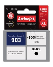Cartridge HP T6M15AE černá č.903XL (30ml) standard ActiveJet (AH-903BRX)
