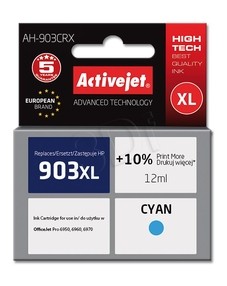 Cartridge HP T6M03AE modrá č.903XL (12ml) standard ActiveJet (AH-903CRX)