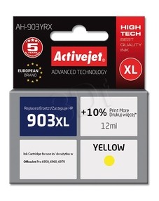 Cartridge HP T6M11AE žlutá č.903XL (12ml) standard ActiveJet (AH-903YRX)