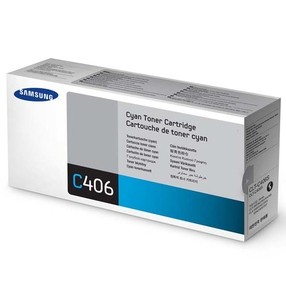 Toner Samsung CLT-C406S pro CLP-360, 365 modrý (1.000 str.) orig.