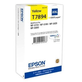 Cartridge EPSON T7894 žlutá (34ml, 4.000 str.) orig.