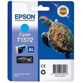 Cartridge EPSON T1572 modrá (25,9 ml) orig.