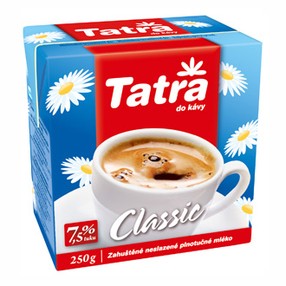 Mléko Tatra 7,5% tuku 250 ml. (12ks)
