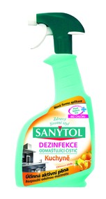 Sanytol Dezinfekce odmašťující čistič kuchyně 500ml