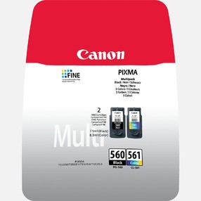 Cartridge Canon Doublepack PG560/CL561 černá+barevná (2x180 str.) orig.