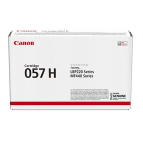 Toner Canon 057H, černý (10.000 str.) pro MF446X, LBP226DW, orig.