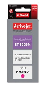 Cartridge Brother BT-5000M, červený (5.000 str.) Activejet AB-5000M
