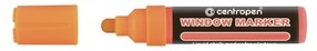Značkovač Centropen 9121 WINDOW Marker křídový oranžový