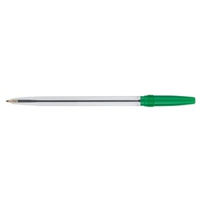 Kuličkové pero jednorázové zelené
