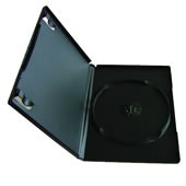 Krabička na 1DVD slim černá, tloušťka 7mm