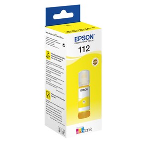 Cartridge EPSON C13T06C44A, č.112 EcoTank, yellow, pro L15150, L15160, (70ml)., orig.