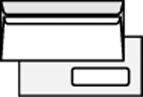 Obálka DL s oknem samolepící (1000ks) bílá 