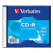 CD-R 700MB Verbatim DL EPS 52x slim box, ks