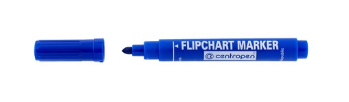 Značkovač Centropen 8550 flipchart na papír, modrý
