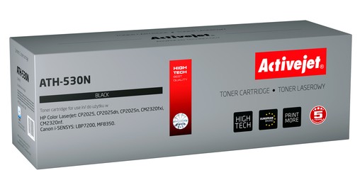 Toner HP CC530A (304A) / Canon CRG-718Bk černý (3500 str.) ActiveJet New 100% ATH-530N