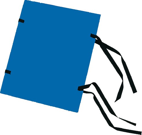 Deska s tkanicí A4 jednobar.modrá