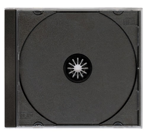 Krabička na 1CD, jewel, průhl., černý tray (10ks)