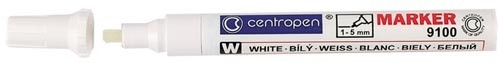 Popisovač Centropen 9100 lakový bílý
