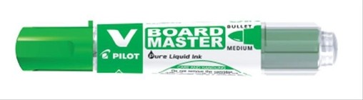 Značkovač Pilot V Board Master stíratelný zelený - PLNITELNÝ
