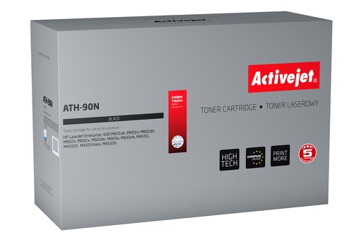Toner HP CE390A (90A) černý pro HP CLJ M4555 (10.000 stran)  NEW 100% ActiveJet ATH-90N