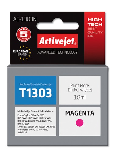 Cartridge EPSON T1303 magenta (18 ml) ActiveJet AE-1303N