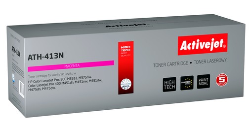Toner HP CE413A (305A) červený pro CLJ M375/M475 (2.600 str) ActiveJet New 100% ATH-413N