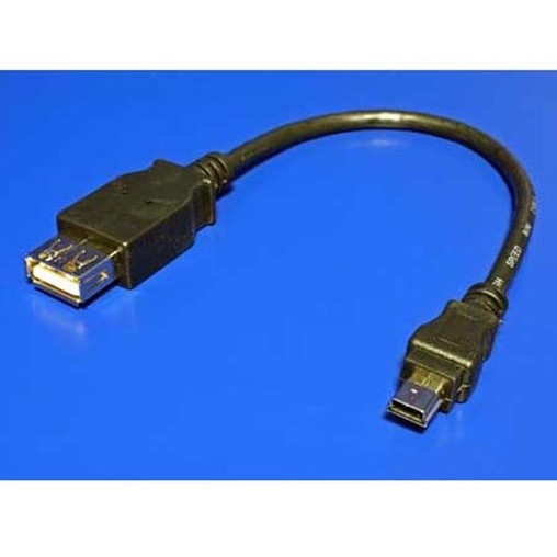 Kabel USB kabel (2.0), A socket/miniUSB, 0,2m