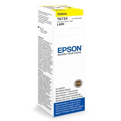 Cartridge EPSON T6734 žlutá (70 ml.) orig.