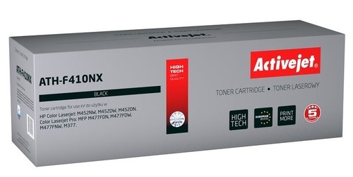 Toner HP CF410X (410X) černý pro HP LJ Pro M452/M477 (6500s) Activejet New 100% ATH-F410NX
