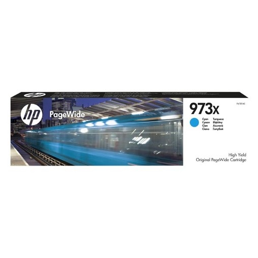 Cartridge HP F6T81AE cyan č.973X (7.000str) pro HP PageWide Pro 452, Pro 477 orig.