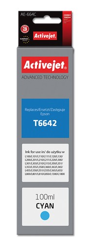 Cartridge EPSON T6642 modrá (100 ml.) pro L365, L210, L655 Activejet AE-664C