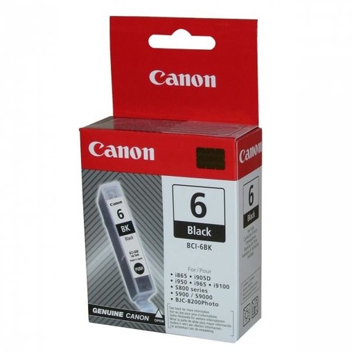 Cartridge Canon BCI-6Bk černá (13ml) orig.